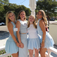 Grace O'Hara with friends 